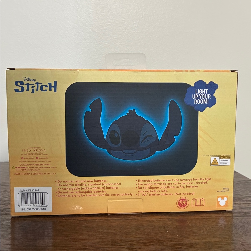 NWT- 🔋Operated- Disney- Stitch - Neon Wall Art Decoration Sign - Picture 6 of 17